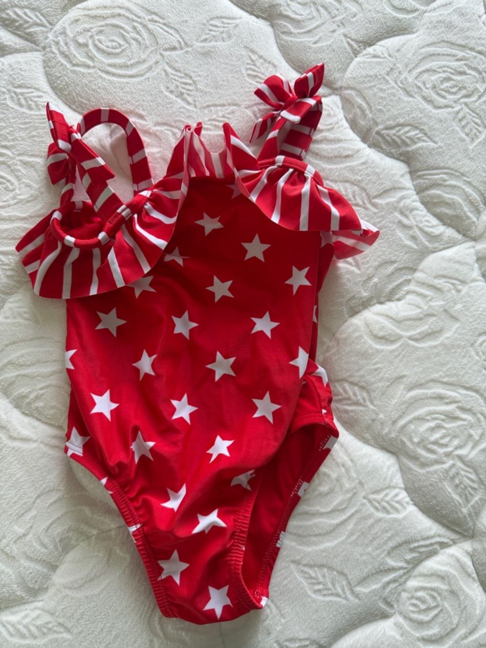 GAP Red and White Star One-Piece Swimsuit for Kids